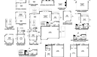 3829 Bozeman Way Plan: Ainsley II Basement, Bargersville, IN 46106