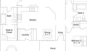 221 Terrace Dr Plan: RC Lowell II, Beebe, AR 72012