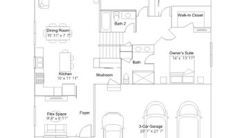 734 151st Ln NW Plan: Courtland ii, Andover, MN 55304