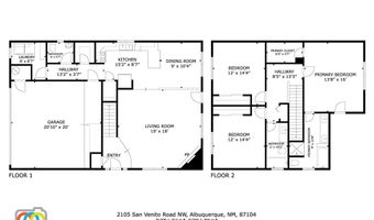 2105 SAN VENITO Rd NW, Albuquerque, NM 87104