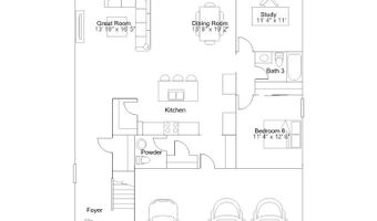 3809 Andean Dr Plan: Wentworth, Bargersville, IN 46106