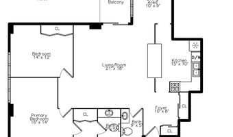 1050 Wall St 3C, Ann Arbor, MI 48105