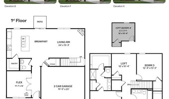 1233 Queensland Ln Plan: PENWELL, Ayden, NC 28513