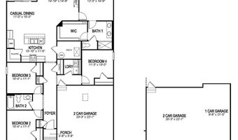 5 Walnut Mill Way Plan: Chatham, Ashville, OH 43103
