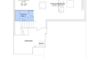 43 Ascot Ave Plan: Charleston w/ Basement, Magnolia, DE 19962