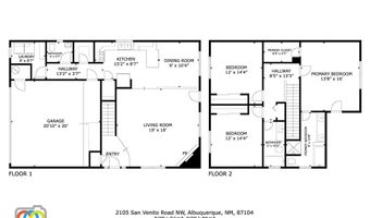 2105 SAN VENITO Rd NW, Albuquerque, NM 87104