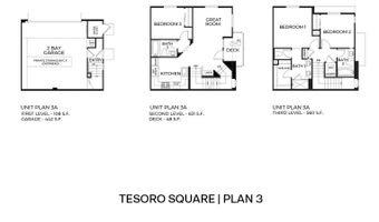 2402 S Escondido Blvd Plan: Residence 3A, Escondido, CA 92025