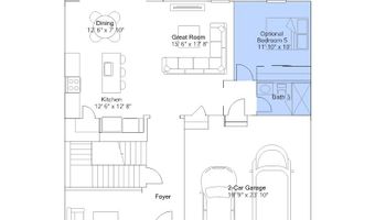 43 Ascot Ave Plan: Danbury w/ Basement & Sun Room, Magnolia, DE 19962