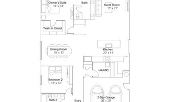 7336 Dorstone Way Plan: Residence 1991, Sacramento, CA 95829