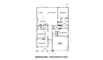 13091 Sierra Moreno Way Plan: Residence 1898, Victorville, CA 92394