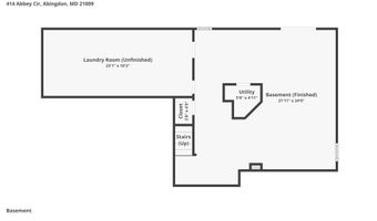 414 ABBEY Cir, Abingdon, MD 21009