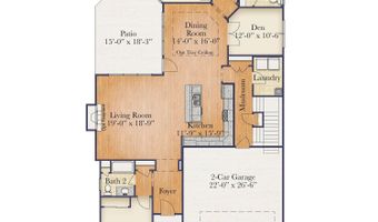 25 Cedar Ridge Rd Plan: Portico Plus Basement, Allison Park, PA 15101