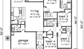 12539 Pheasant Run Plan: BOOTH, Elberta, AL 36530