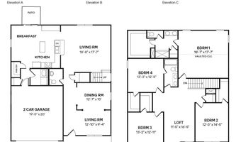 429 Thistle Meadow Ln Plan: WILMINGTON, Aberdeen, NC 28315