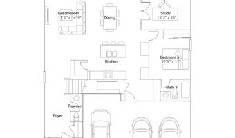 3809 Andean Dr Plan: Paddington, Bargersville, IN 46106
