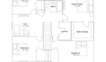 43 Ascot Ave Plan: Richmond w/ Basement, Magnolia, DE 19962