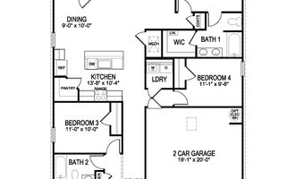 5307 Bachman Ct Plan: Edison, Baker, LA 70811