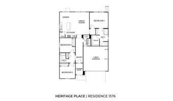 1332 Memorial Ave Plan: Residence 1576, Hemet, CA 92543