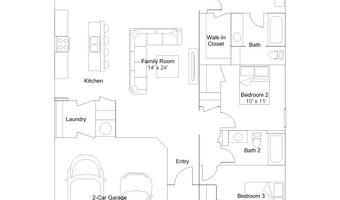1008 Santa Fe Trl Plan: RC Fenway, Bauxite, AR 72011