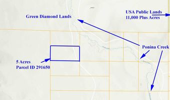 TL 01000 OFF Godowa Springs Road, Beatty, OR 97621