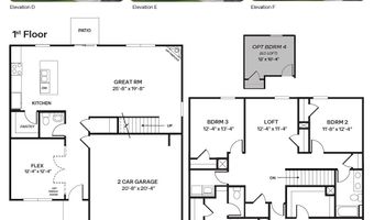 1233 Queensland Ln Plan: Galen, Ayden, NC 28513