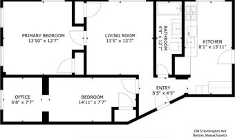 238 S Huntington Ave 1, Boston, MA 02130