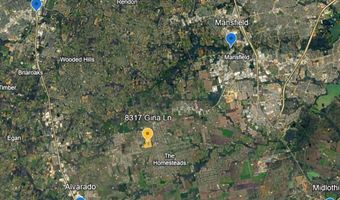 Tbd 8317 Gina Lane, Alvarado, TX 76009