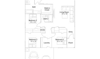 1008 Santa Fe Trl Plan: RC Bridgeport, Bauxite, AR 72011