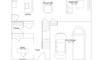 43 Ascot Ave Plan: Richmond w/ Basement, Magnolia, DE 19962