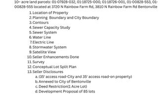 3810 3720 N Rainbow Farm Rd Lot 3, Bentonville, AR 72713