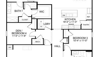 2100 Leatherstone Ln Plan: CALI, Blythewood, SC 29016
