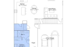 43 Ascot Ave Plan: Grier w/ Basement & Sun Room, Magnolia, DE 19962