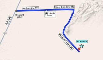 Dean Dan Spa Road, Crescent Valley, NV 89821