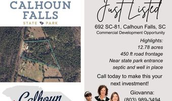 692 Hwy 81, Calhoun Falls, SC 29628