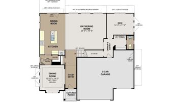3829 Bozeman Way Plan: Kensington Slab, Bargersville, IN 46106