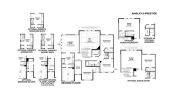 3829 Bozeman Way Plan: Ainsley II Basement, Bargersville, IN 46106