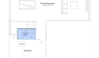 43 Ascot Ave Plan: Providence w/ Basement, Magnolia, DE 19962