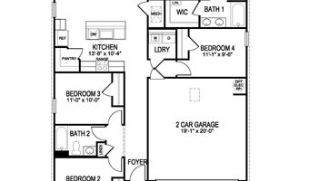 5307 Bachman Ct Plan: Edison, Baker, LA 70811