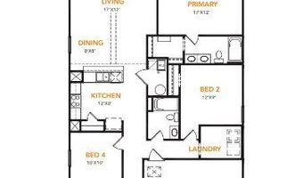 3500 Maple St Plan: 1510 Lincoln - A1, Abilene, TX 79602