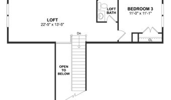 33711 Hilltop Blvd Plan: Eastwood Loft, Lewes, DE 19958