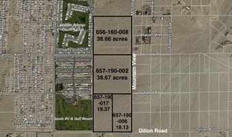 114 Acres Dillon & Moutain Vw, Desert Hot Springs, CA 92241