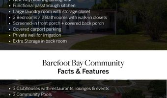 527 Egret Cir, Barefoot Bay, FL 32976