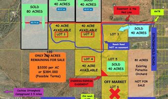40 ACRE Near Ironwood Rd, Cochise, AZ 85606