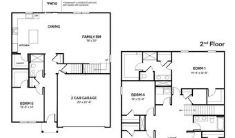 429 Thistle Meadow Ln Plan: HANOVER, Aberdeen, NC 28315
