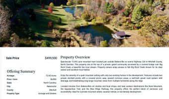 595 Rock Creek Ridge Rd, Bakersville, NC 28705