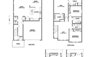 8934 W. Middle Fork St Plan: The Talent, Boise, ID 83709
