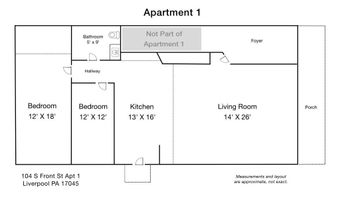 104 S FRONT St 1, Liverpool, PA 17045