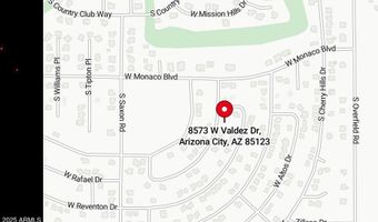 8573 W VALDEZ Dr 2500, Arizona City, AZ 85123