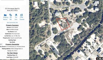 E Kinnakeet Reef Court lot 17R, Avon, NC 27915