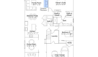 233 Cosmos Ln Plan: Mendocino Luxe, Dover, DE 19904
